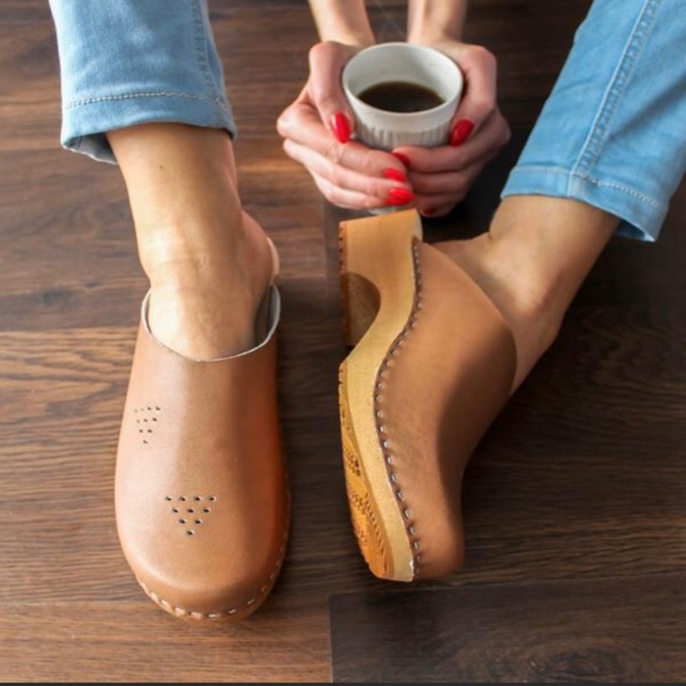 Leatherworld Designs Swedish Clogs, Sz. 39